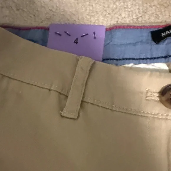 NWT- Nautica Jeans Women's Khaki Straight Leg Pants - Picture 4 of 10
